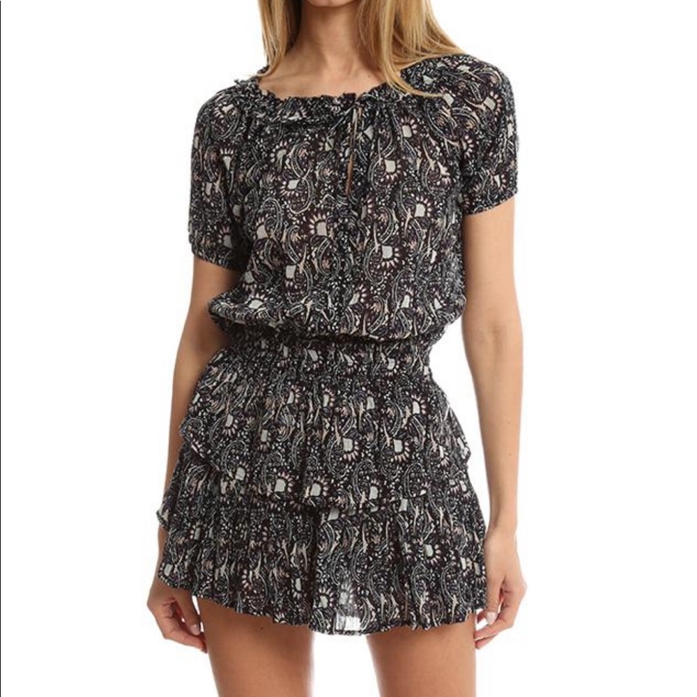 LoveShackFancy Short Sleeve Poppy Dress